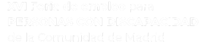 Logo XVI feria de empleo para personas con discapacidad